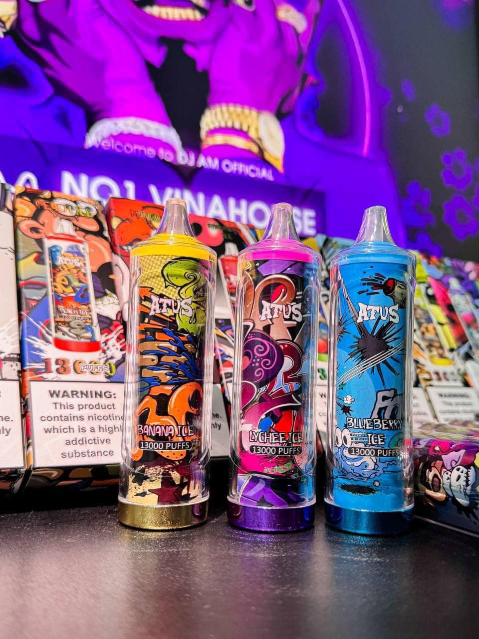 Đánh giá chi tiết và review Pod 1 Lần ATVS ATUS 13000 Hơi (50mg)