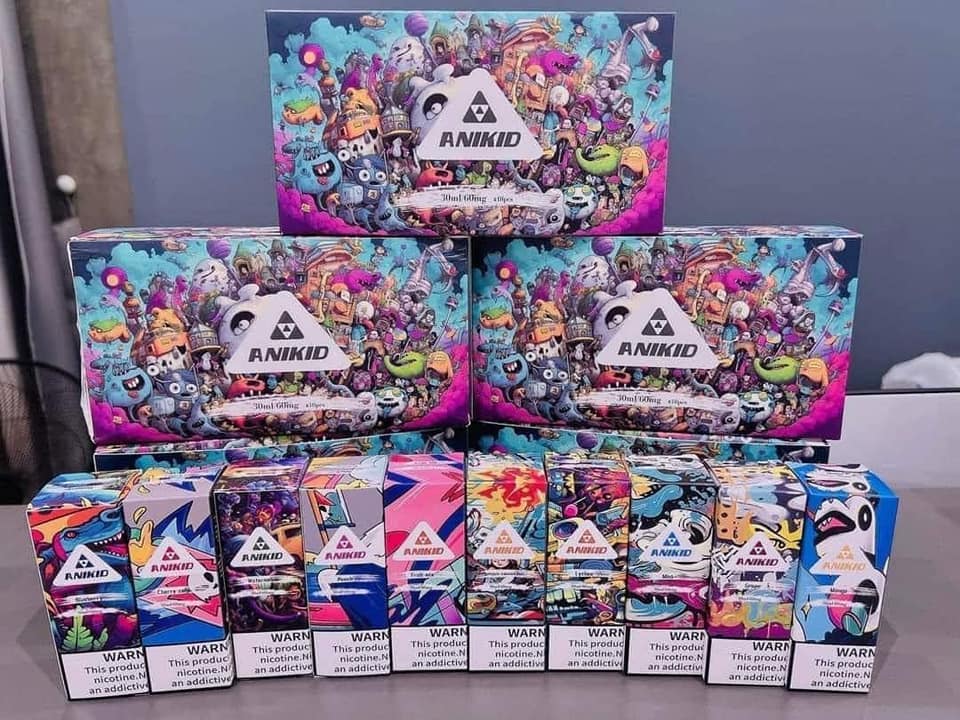 Giới thiệu và review chai juice Anikid All Star Saltnic (30ml / 40mg / 60mg)