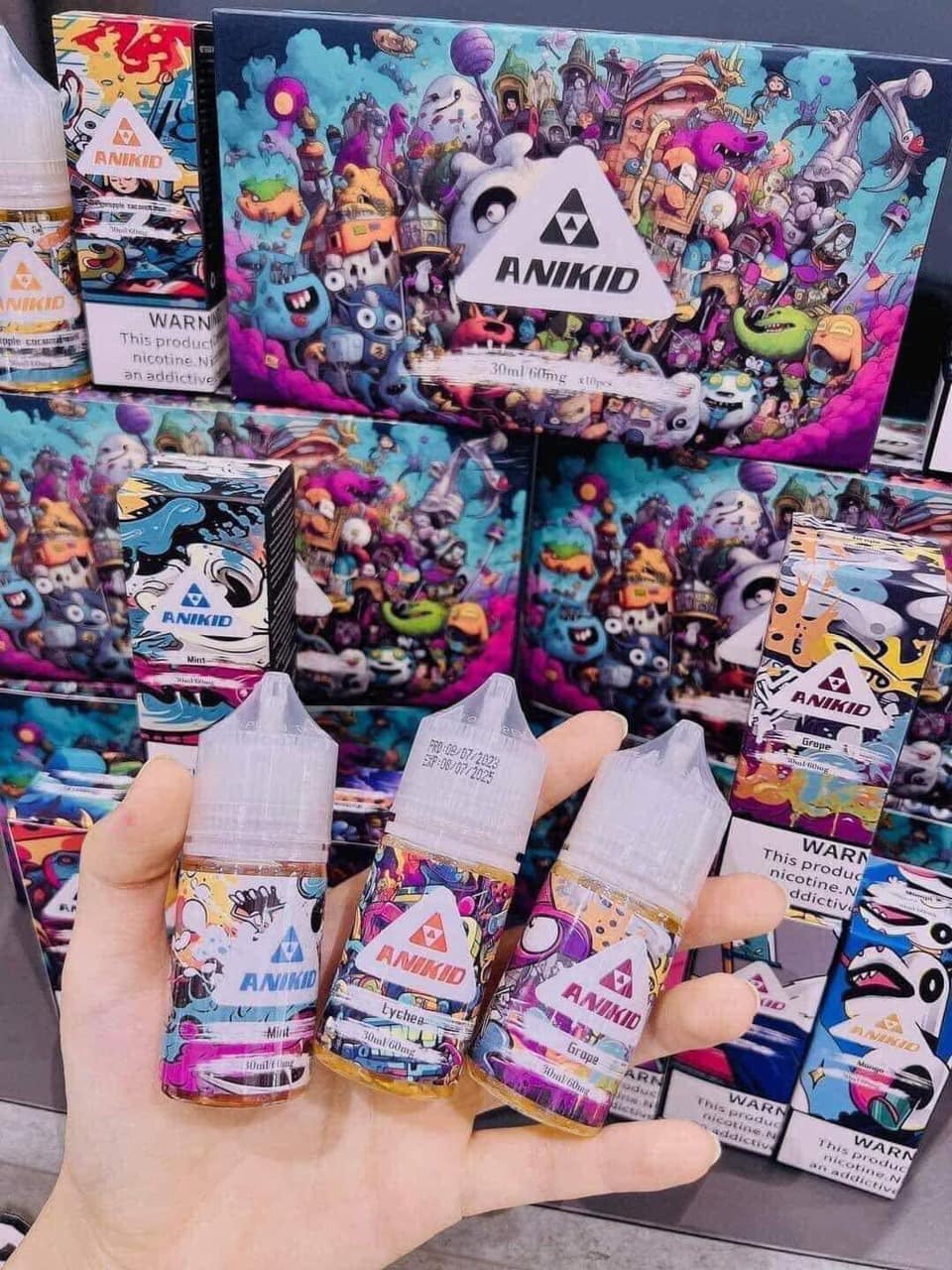 Giới thiệu và review chai juice Anikid All Star Saltnic (30ml / 40mg / 60mg)