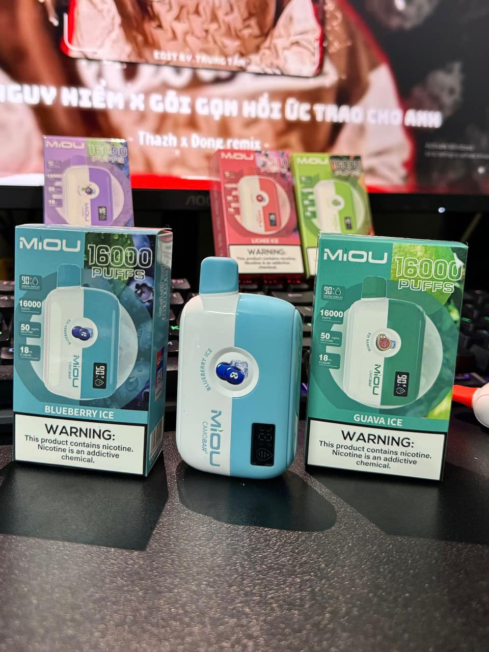 Đánh giá chi tiết và review Pod 1 lần MiOU 16000 Hơi (50mg)