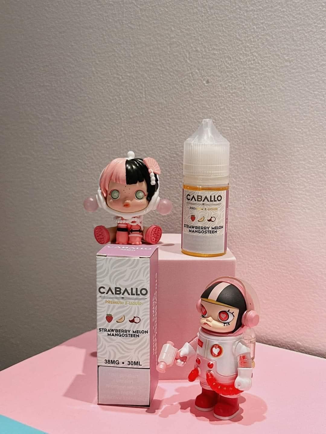 Review chi tiết chai juice Caballo Saltnic 30ml (38mg/58mg)