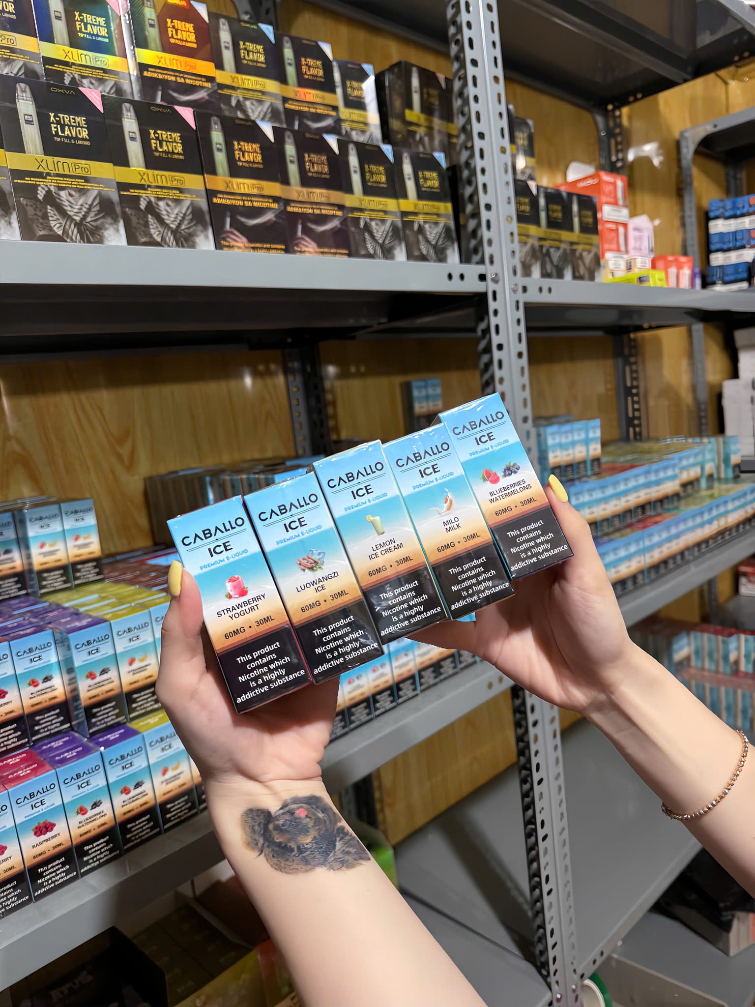 Review chi tiết chai juice Caballo Ice Saltnic (30ml / 60mg)