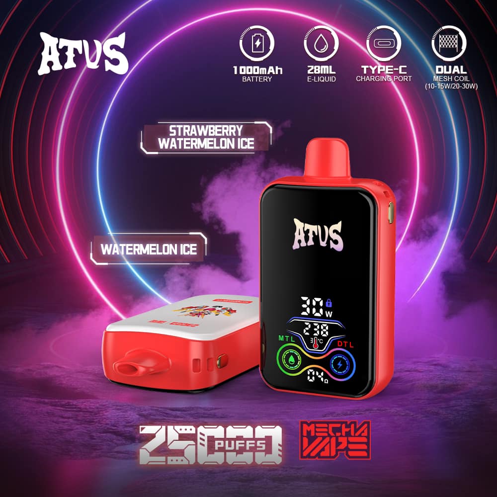Review chi tiết ATVS Mecha Vape 25000 Hơi (50mg) – Pod 1 Lần
