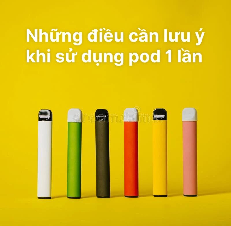Nhưng lưu ý khi sử dụng Pod dùng 1 lần