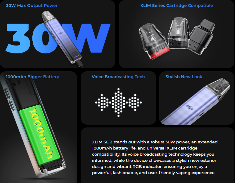 Đánh Giá Pod Kit Oxva Xlim SE 2 30W