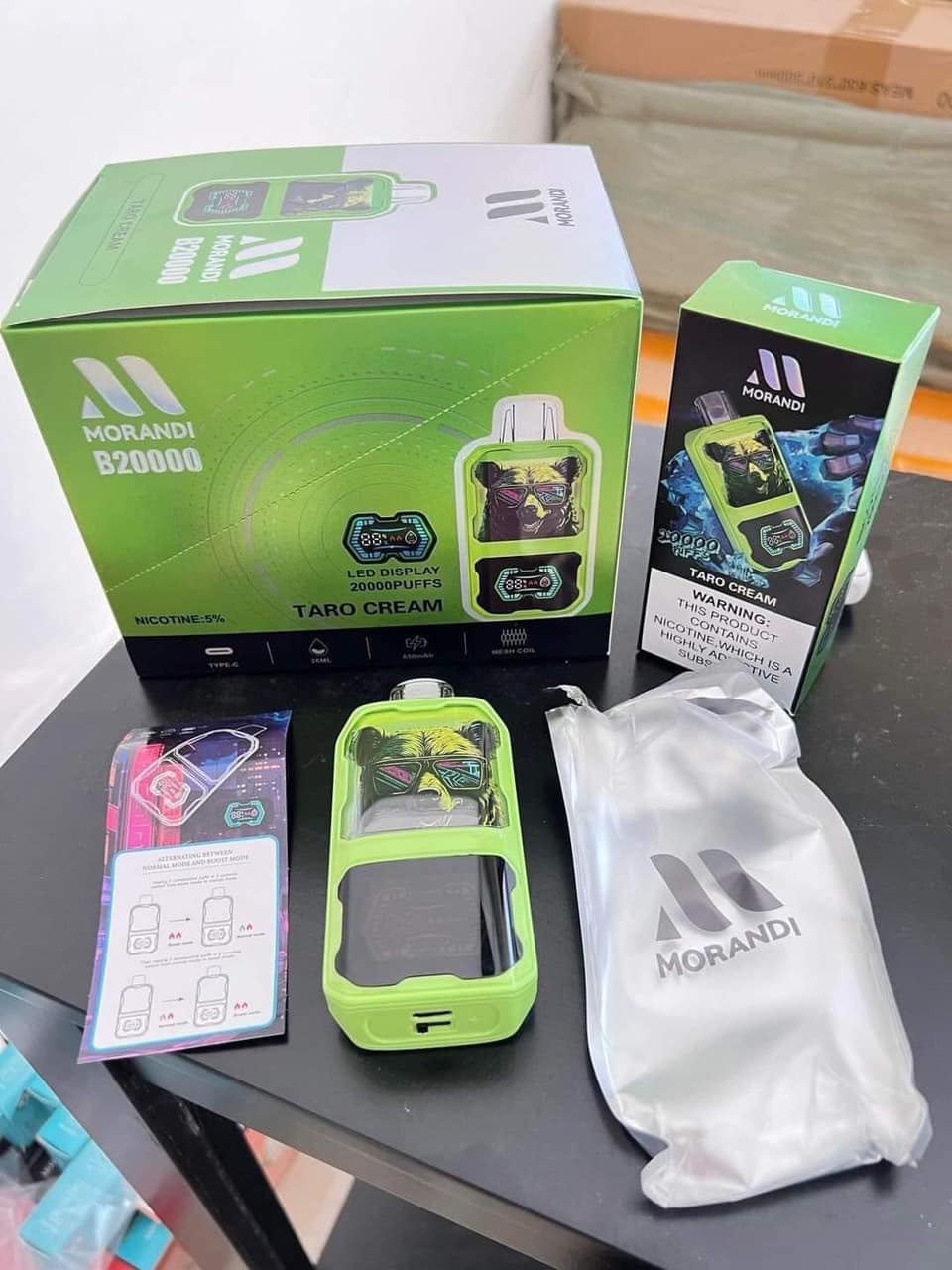 Review chi tiết sản phẩm Morandi 20000 Hơi (50mg) – Pod 1 Lần