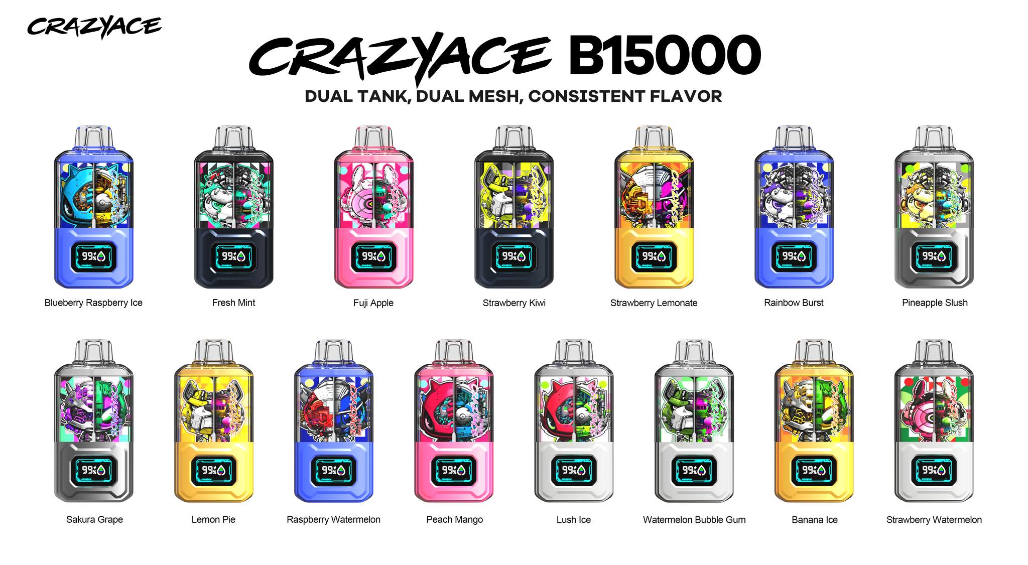 Review chi tiết Crazyace B15000 15000 Hơi (50mg) - Pod 1 lần
