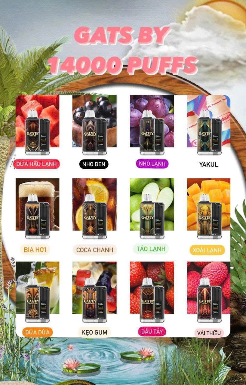 Review chi tiết Gats By 14000 Hơi (50mg) – Pod 1 Lần