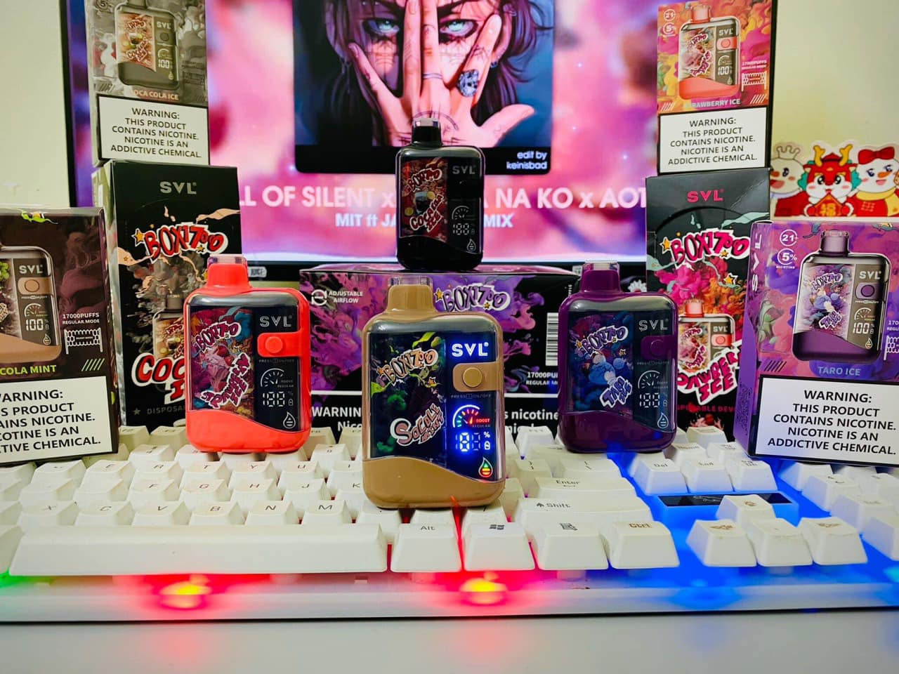 Review chi tiết SVL Box 17000 Hơi (50mg) – Pod 1 Lần