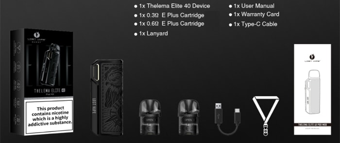 Preview sản phẩm Thelema Elite 40 Pod Kit