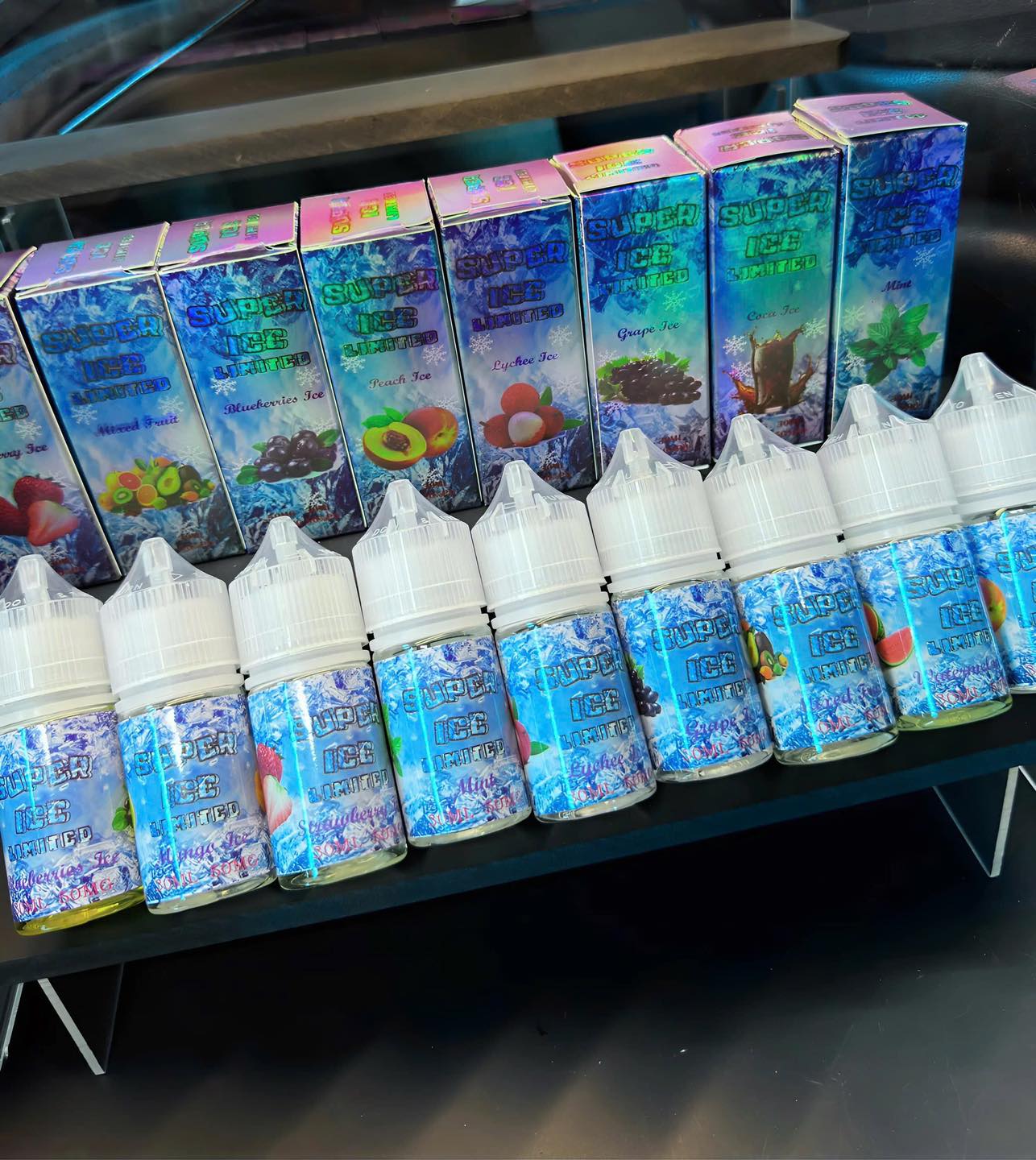 Review chi tiết chai juice Super Ice Limited Saltnic (30ml/50mg)