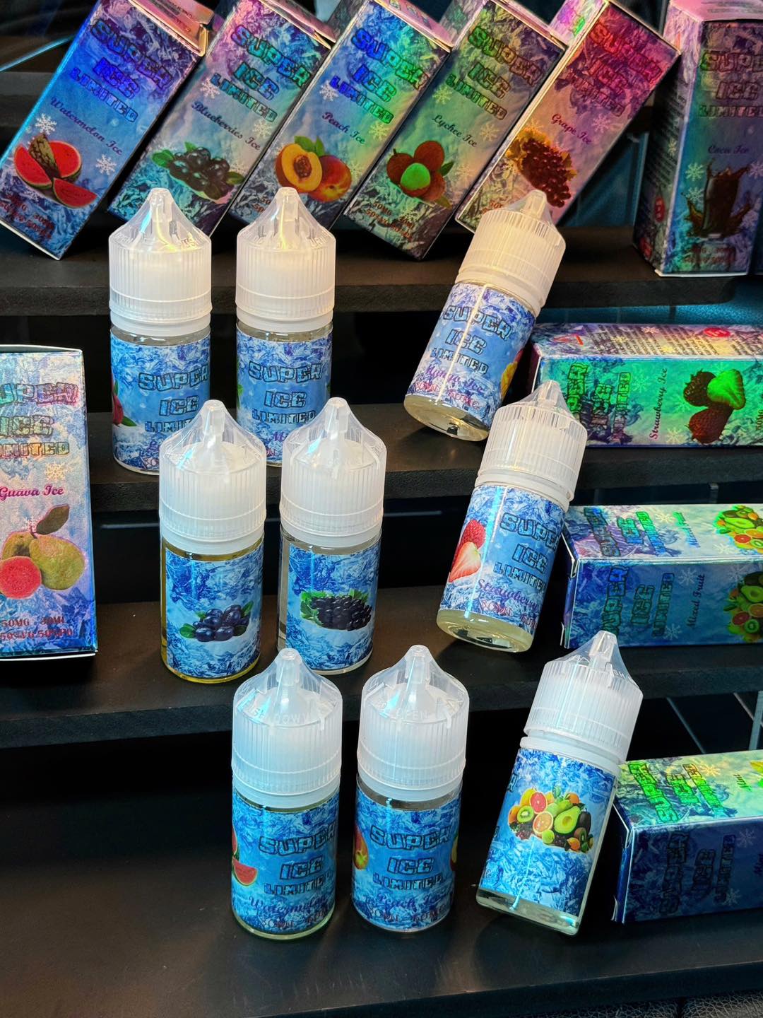 Review chi tiết chai juice Super Ice Limited Saltnic (30ml/50mg)