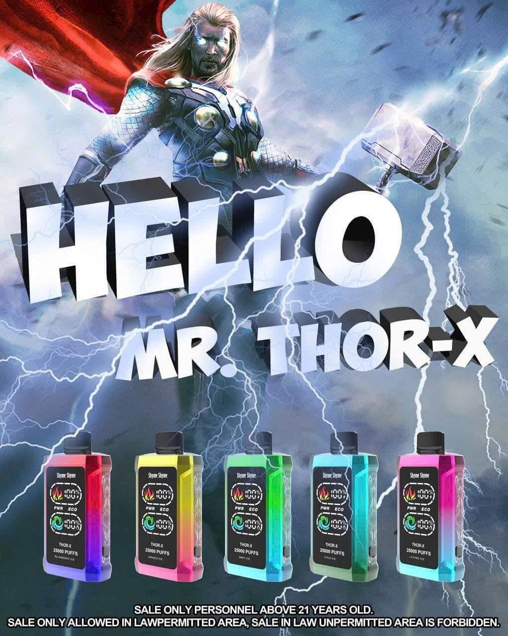 Review chi tiết Shyme Shyme Thor-X 25000 Hơi (50mg) – Pod 1 Lần