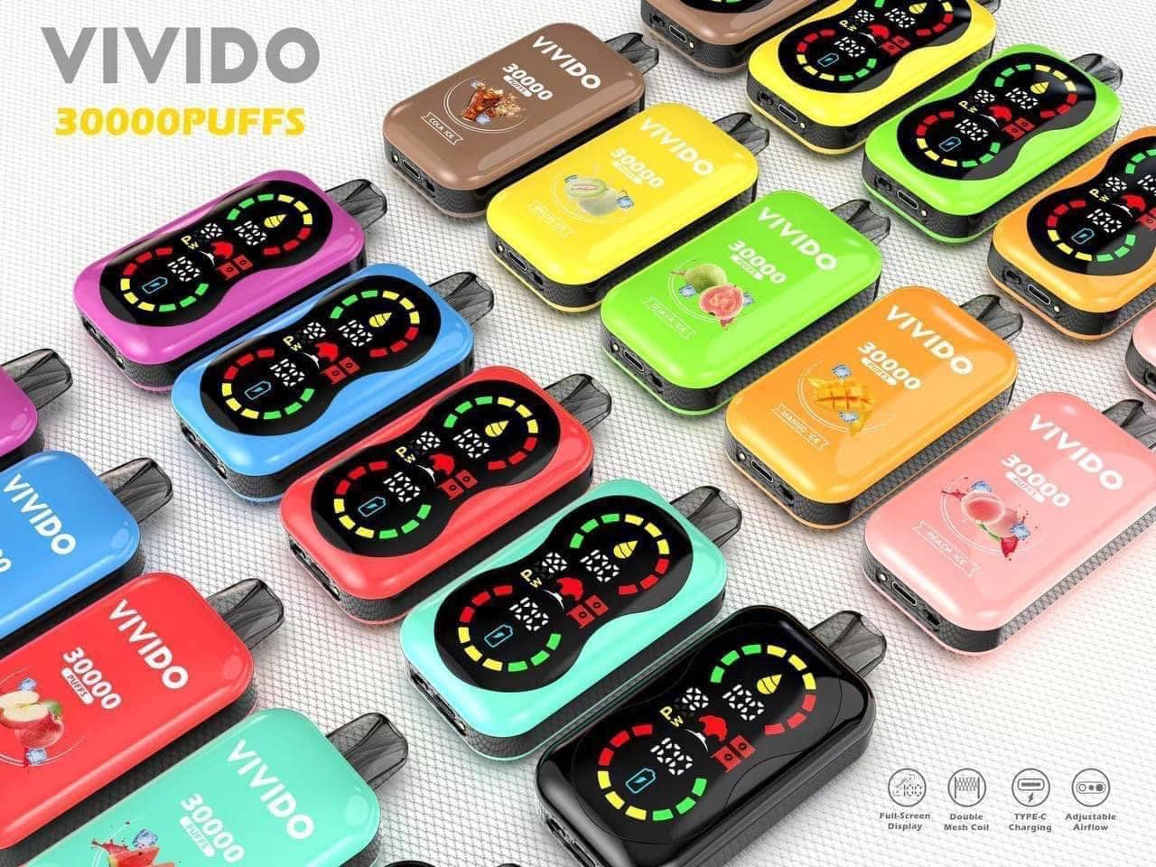 Review chi tiết Vivido 30000 Hơi (50mg) - Pod 1 lần