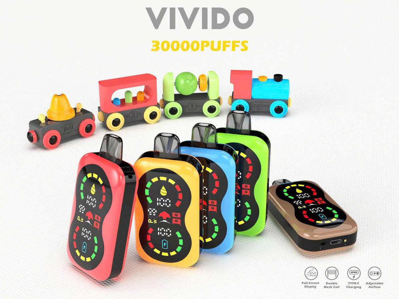 Review chi tiết Vivido 30000 Hơi (50mg) - Pod 1 lần