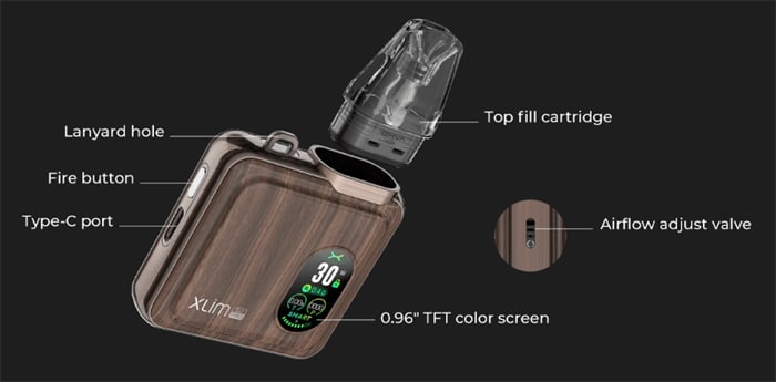 Chi tiết Oxva Xlim SQ Pro cực Hot - Đáng để sở hữu