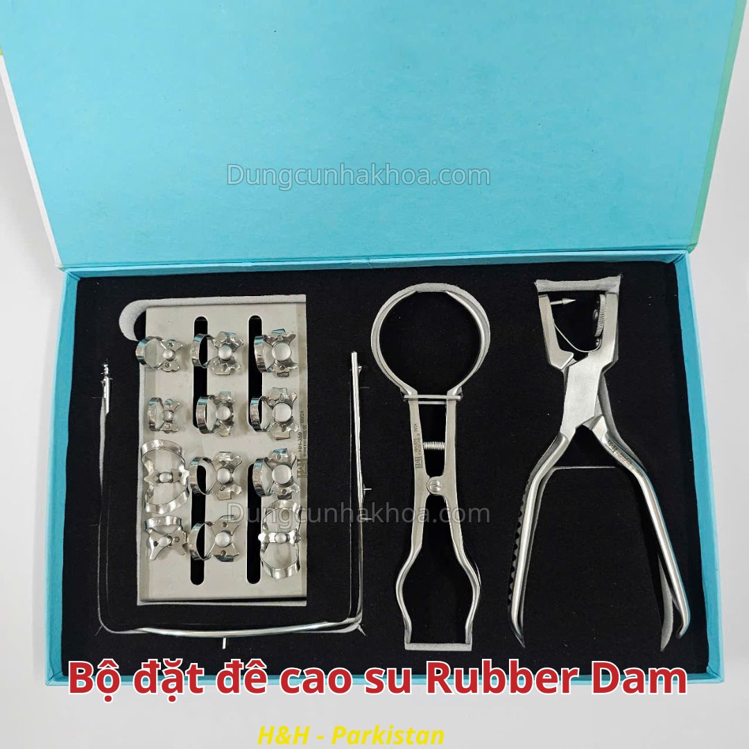 Bộ đặt đê cao su Rubber dam, rubber dam kit