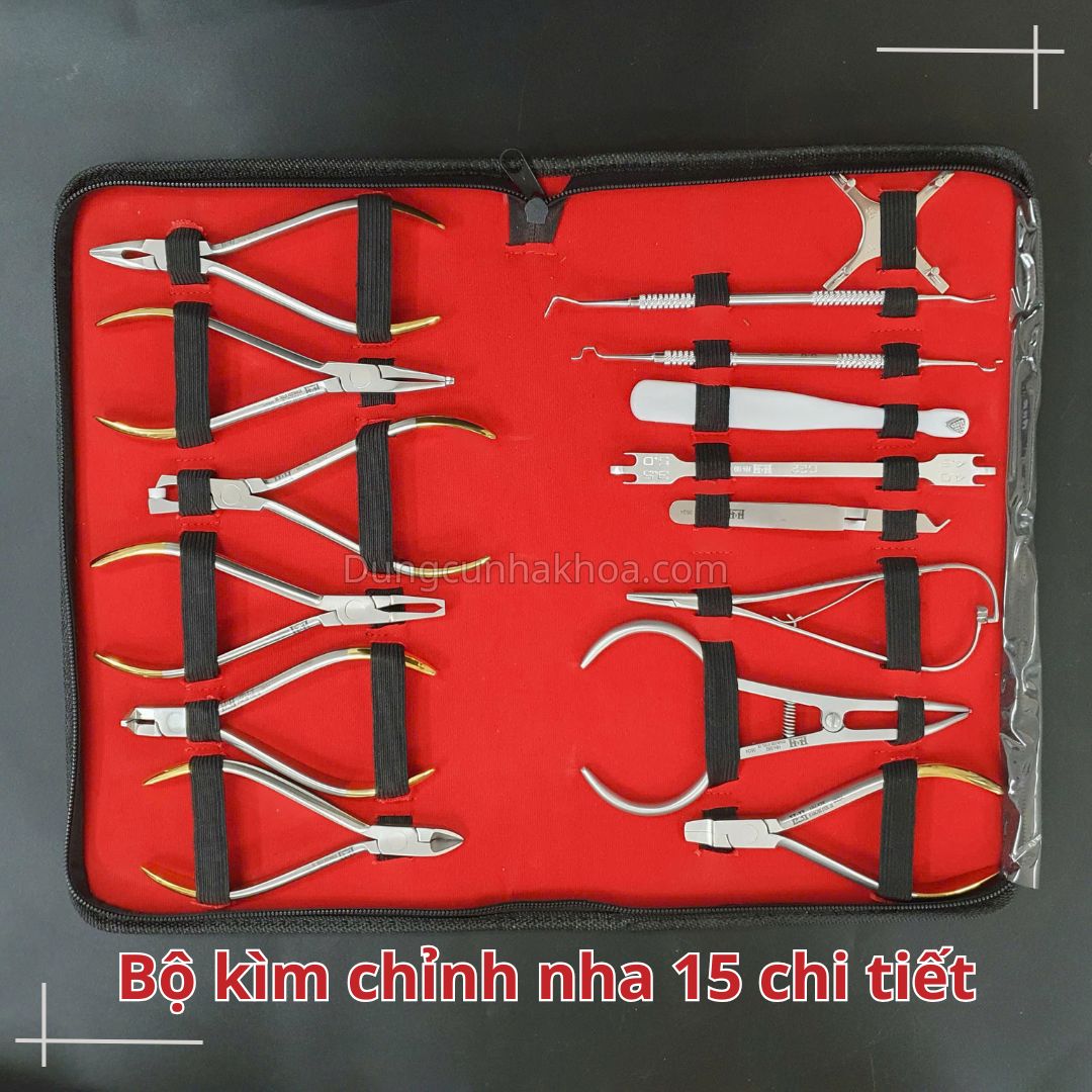 Bộ kìm chỉnh nha 15 chi tiết