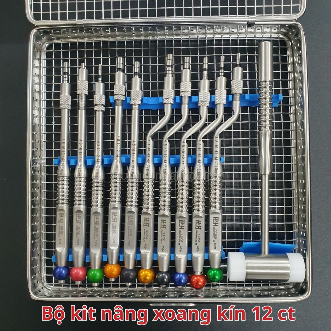 Bộ kit nâng xoang kín 12 chi tiết