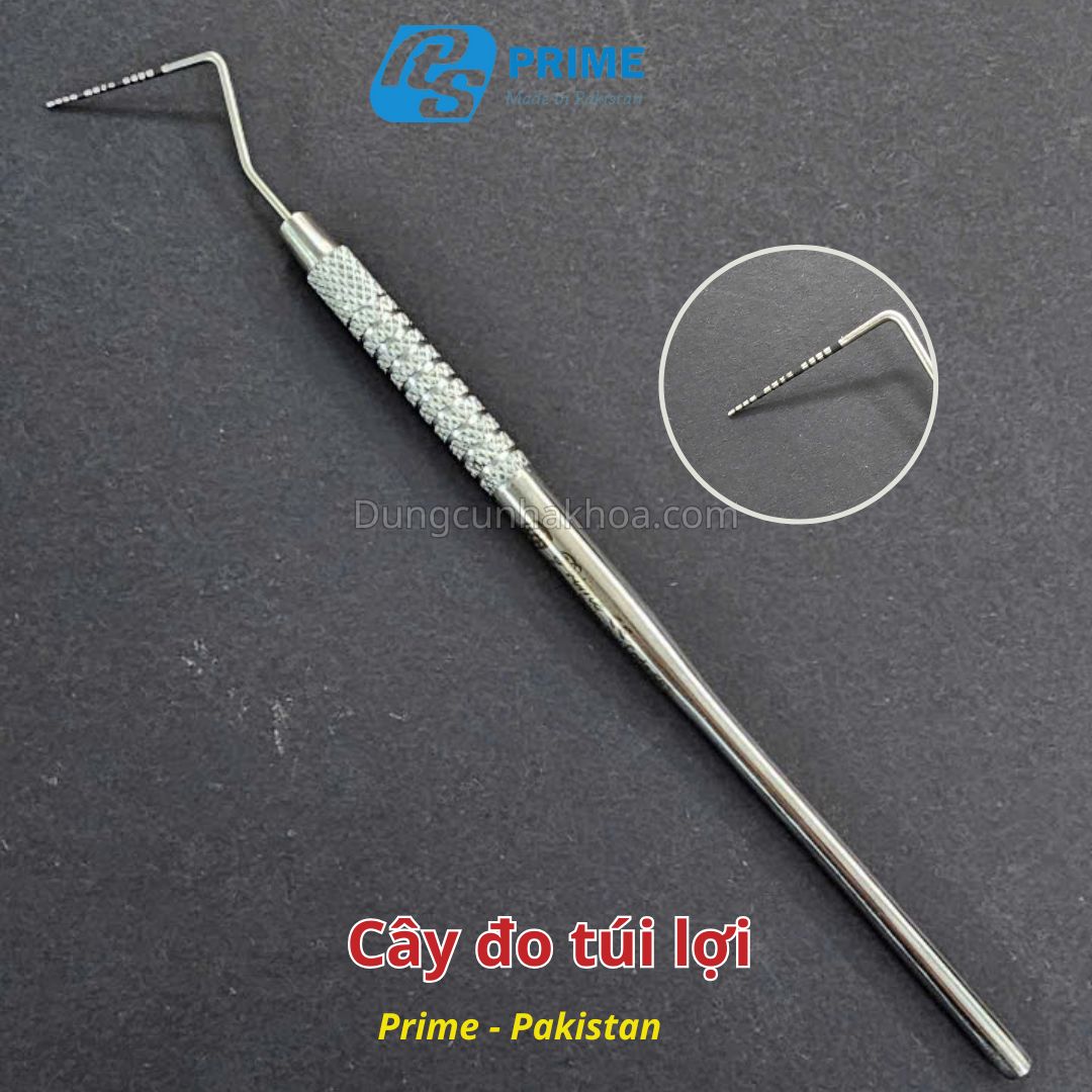 Cây đo túi lợi, cây đo túi nha chu, cây đo túi nướu nha chu