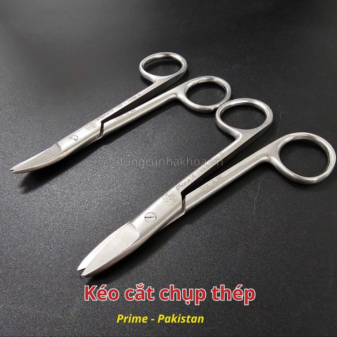 Kéo cắt chụp thép đầu thẳng, đầu cong
