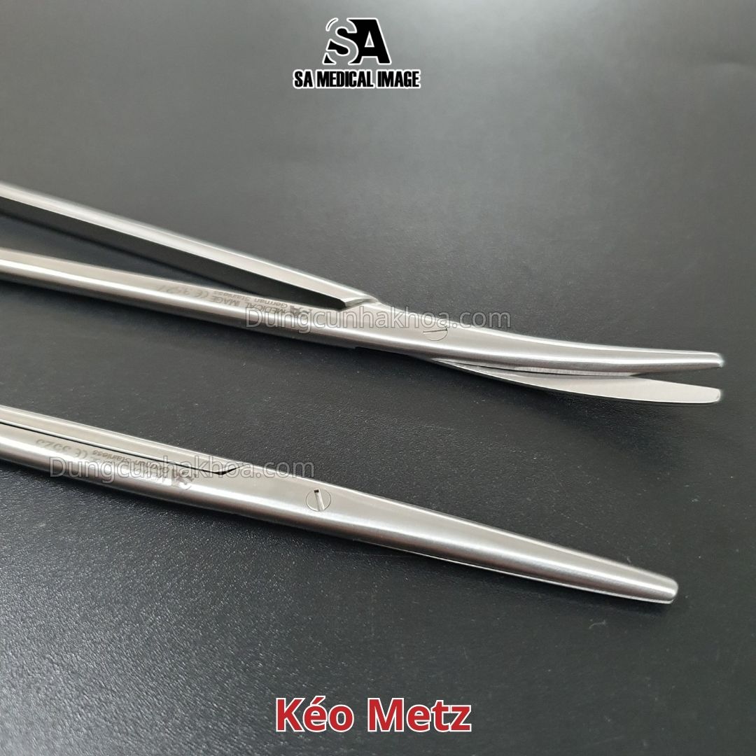 Kéo Metzenbaum (Kéo Metz) 14,5cm 18cm đầu thẳng hoặc cong