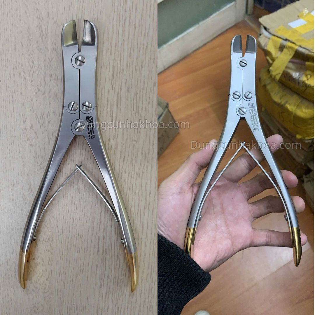 Kìm cắt chỉ thép cộng lực 22cm