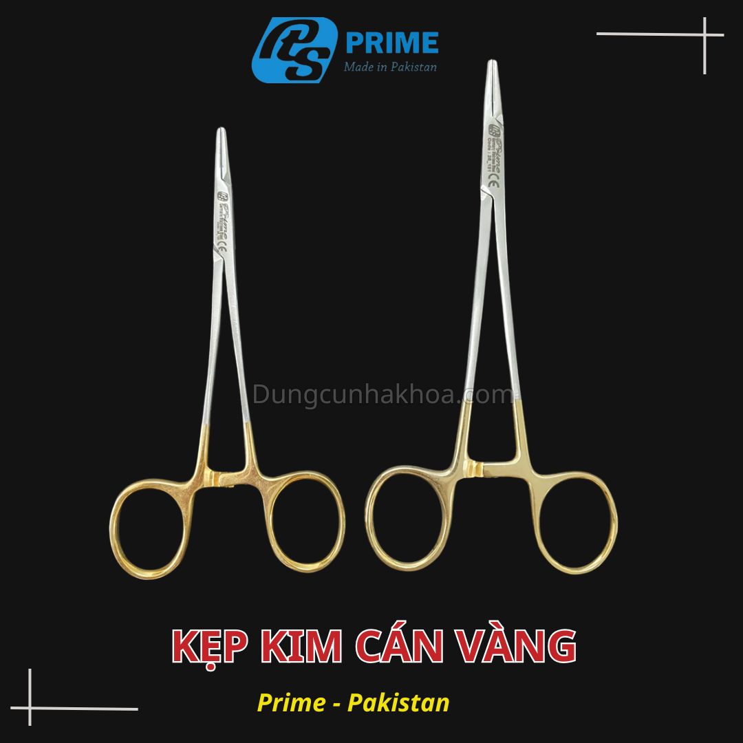 Kìm kẹp kim cán vàng