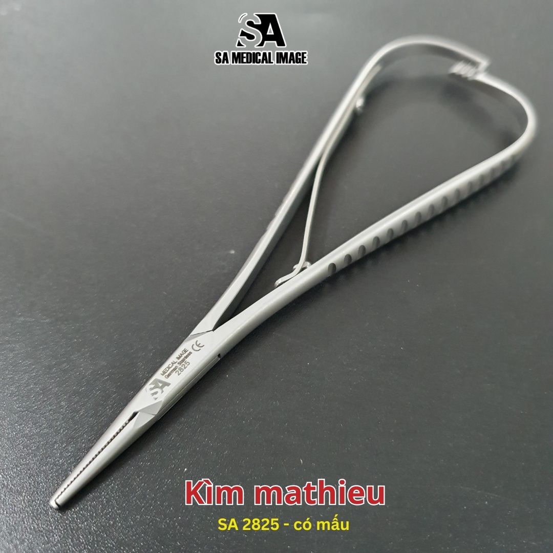 Kìm mathieu Smaha đầu thẳng/ đầu cong/ có mấu SA Medical