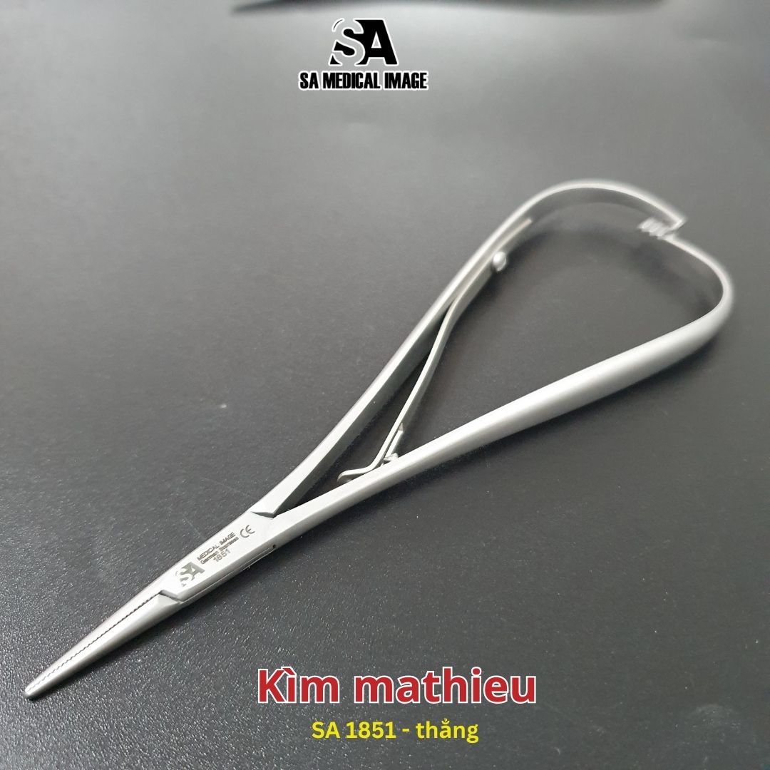 Kìm mathieu Smaha đầu thẳng/ đầu cong/ có mấu SA Medical