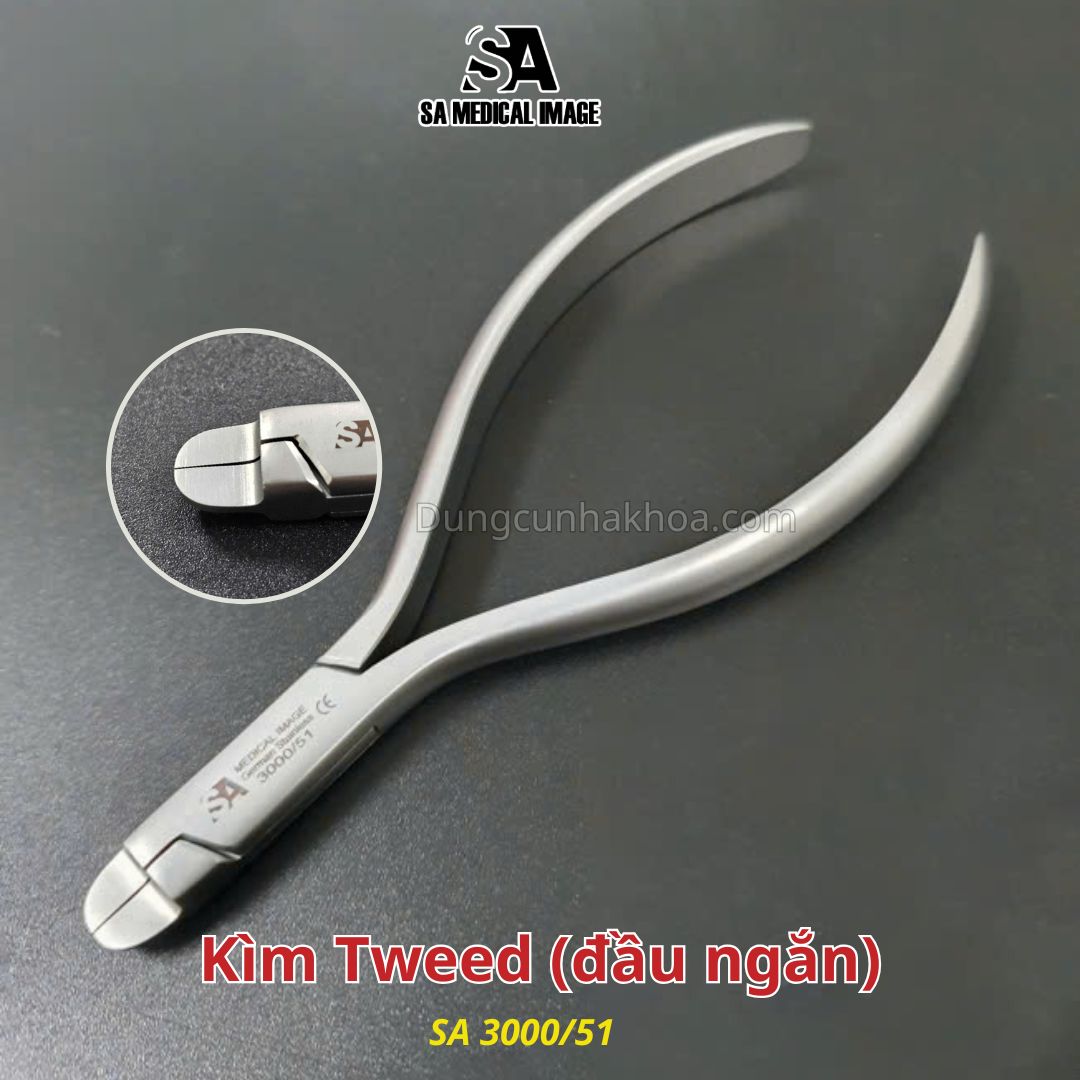 Kìm Tweed đầu ngắn SA medical