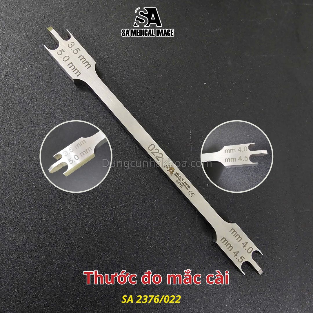 Thước đo mắc cài #22