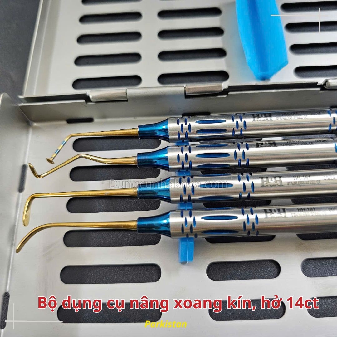 Bộ dụng cụ nâng xoang kín, hở 14 chi tiết