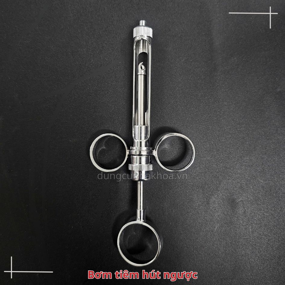 bơm tiêm hút ngược nha khoa