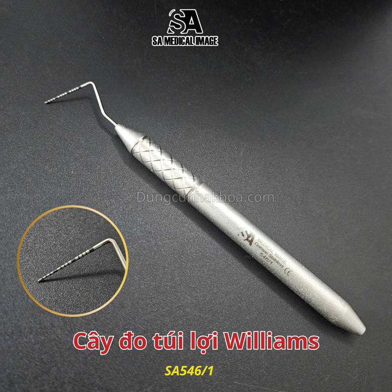 Cây đo túi lợi, Cây đo túi nha chu SA Medical