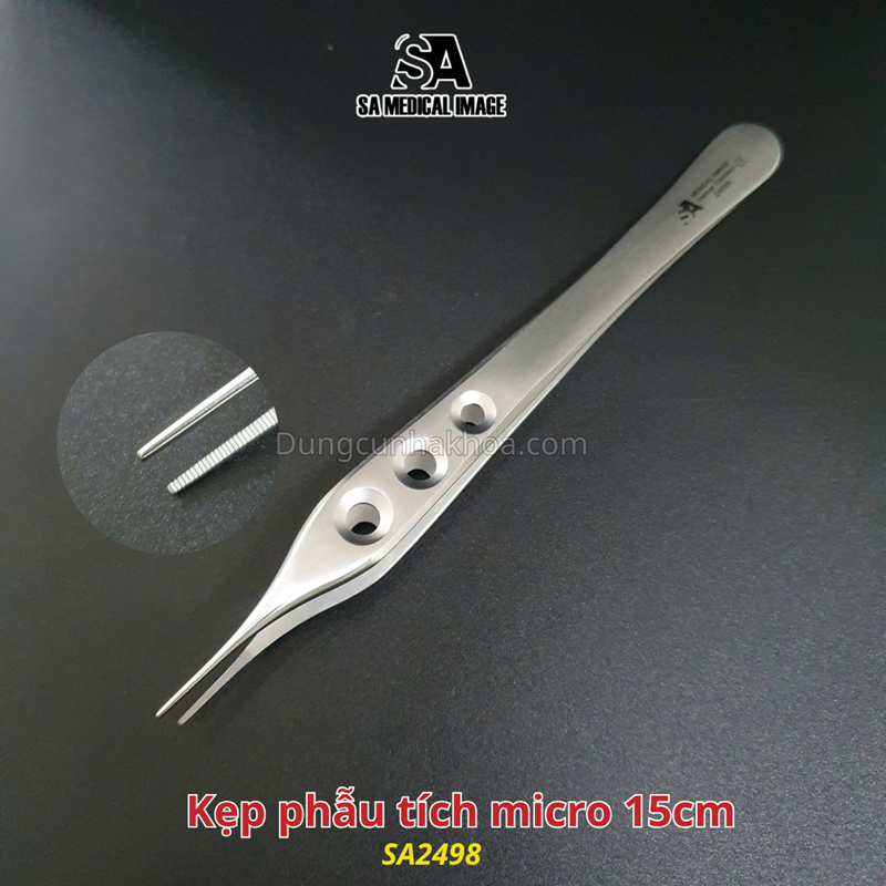 Kẹp phẫu tích micro 15cm SA medical