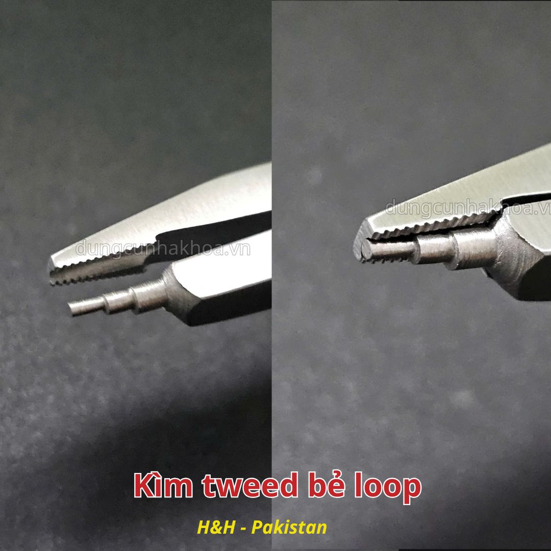 Kìm tweed bẻ loop, kìm omega chỉnh nha, kìm lòng máng - Parkistan