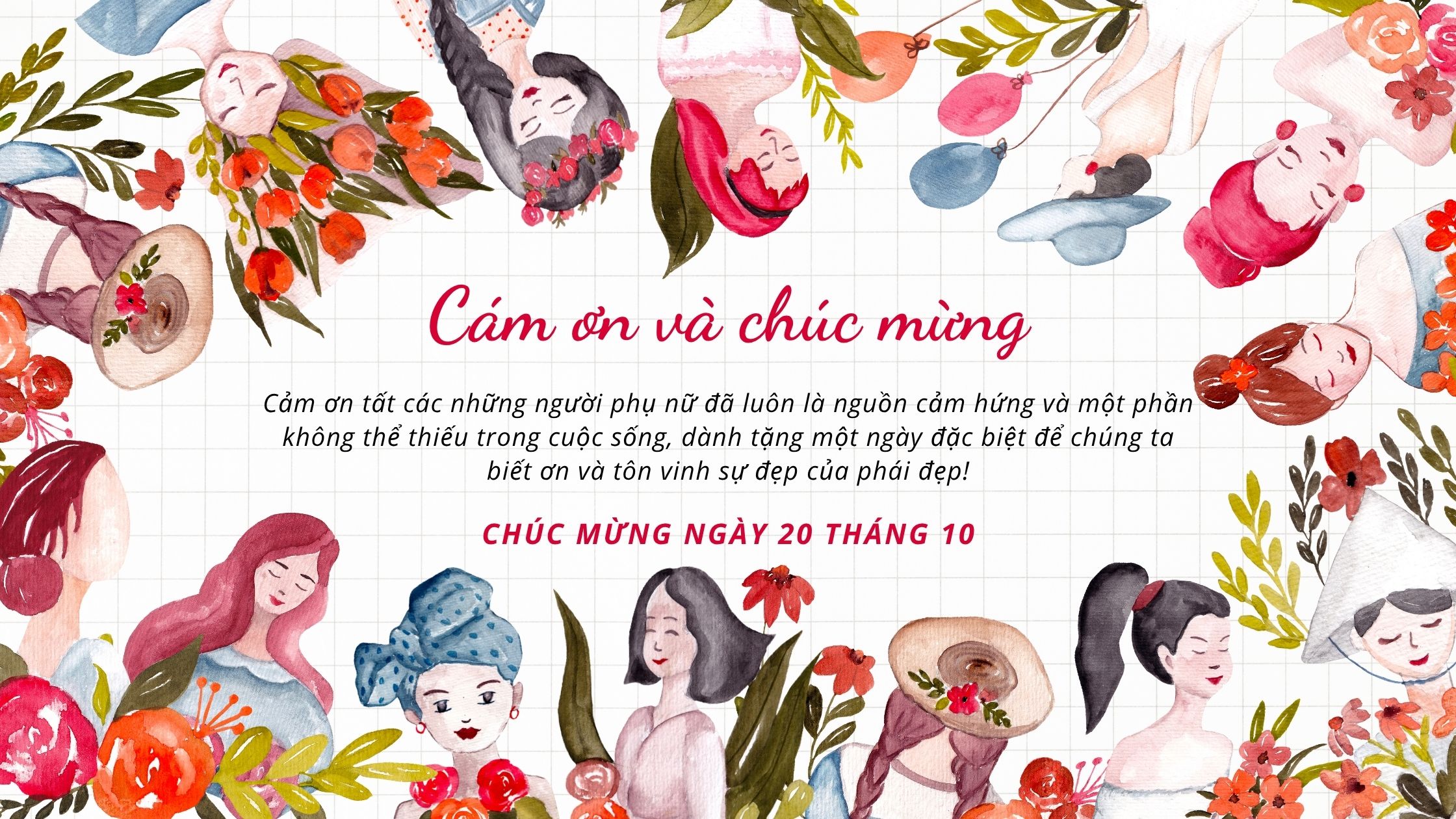 “Mỗi người phụ nữ là một bông hoa rực rỡ – mang trong mình sức sống, lòng bao dung và vẻ đẹp riêng.