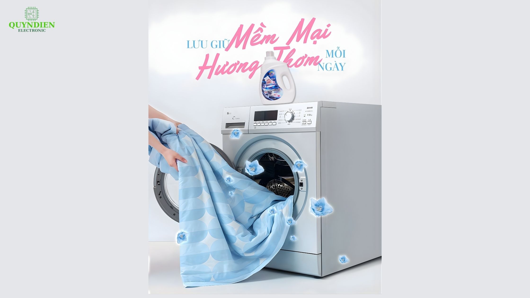 Quần áo không chỉ sạch sâu mà còn lưu hương dịu nhẹ suốt cả ngày dài.