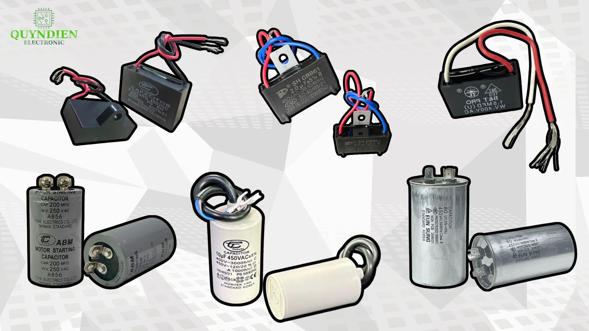 "'chiến binh' tụ điện mạnh mẽ tại Linh Kiện Quỳnh Diễn giải pháp linh kiện chất lượng cao cho mọi thiết bị của bạn!