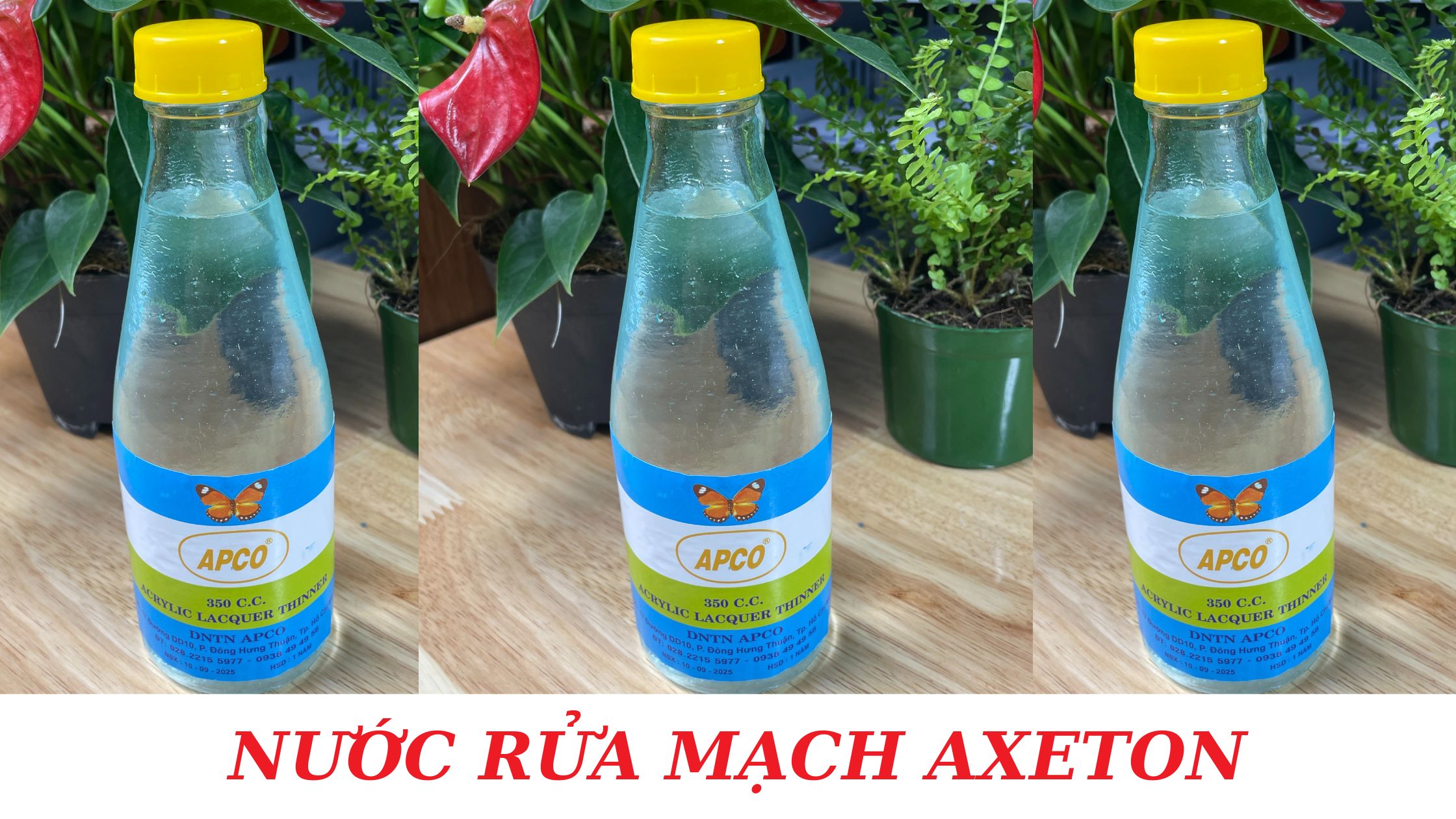 Nước rửa mạch Axeton APCO – làm sạch nhanh, bay hơi nhanh, không để lại cặn