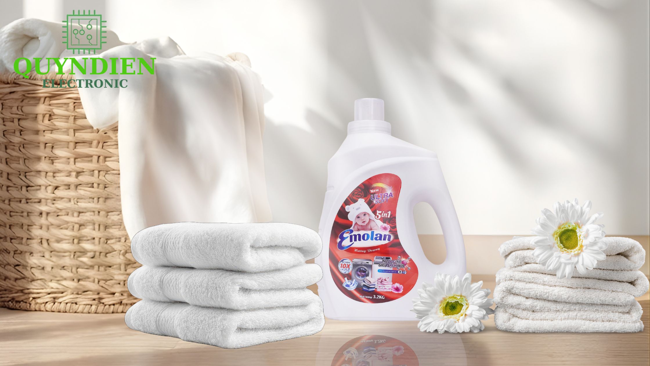 Giặt sạch những điều bận rộn, giữ lại sự êm ái cho gia đình bạn mỗi ngày.