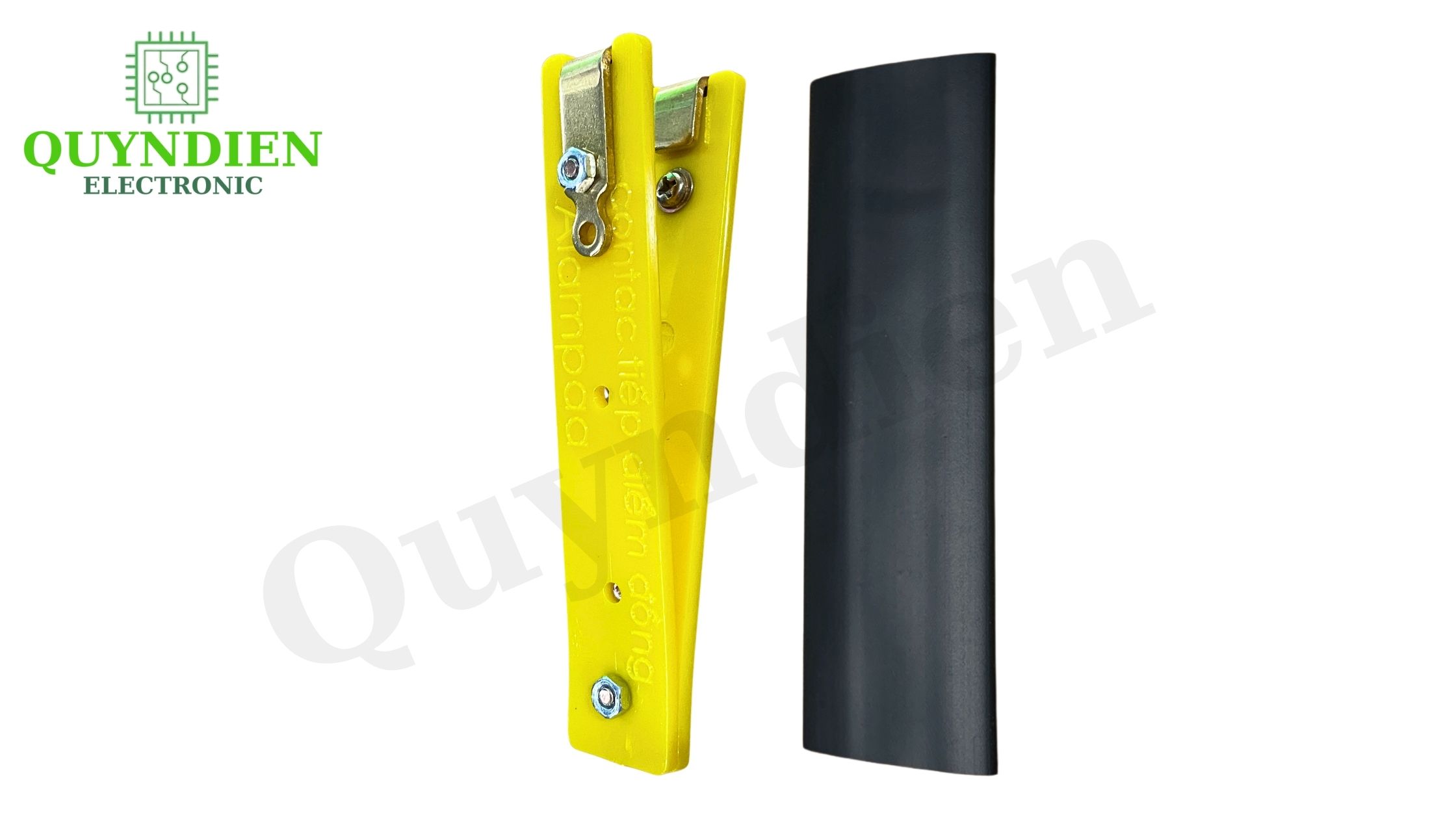 Cò bóp điện tiếp điểm đồng 100% kèm ống gen co cách điện – Nhựa PC dẻo vàng, bền bỉ – Linh Kiện Quỳnh Diễn