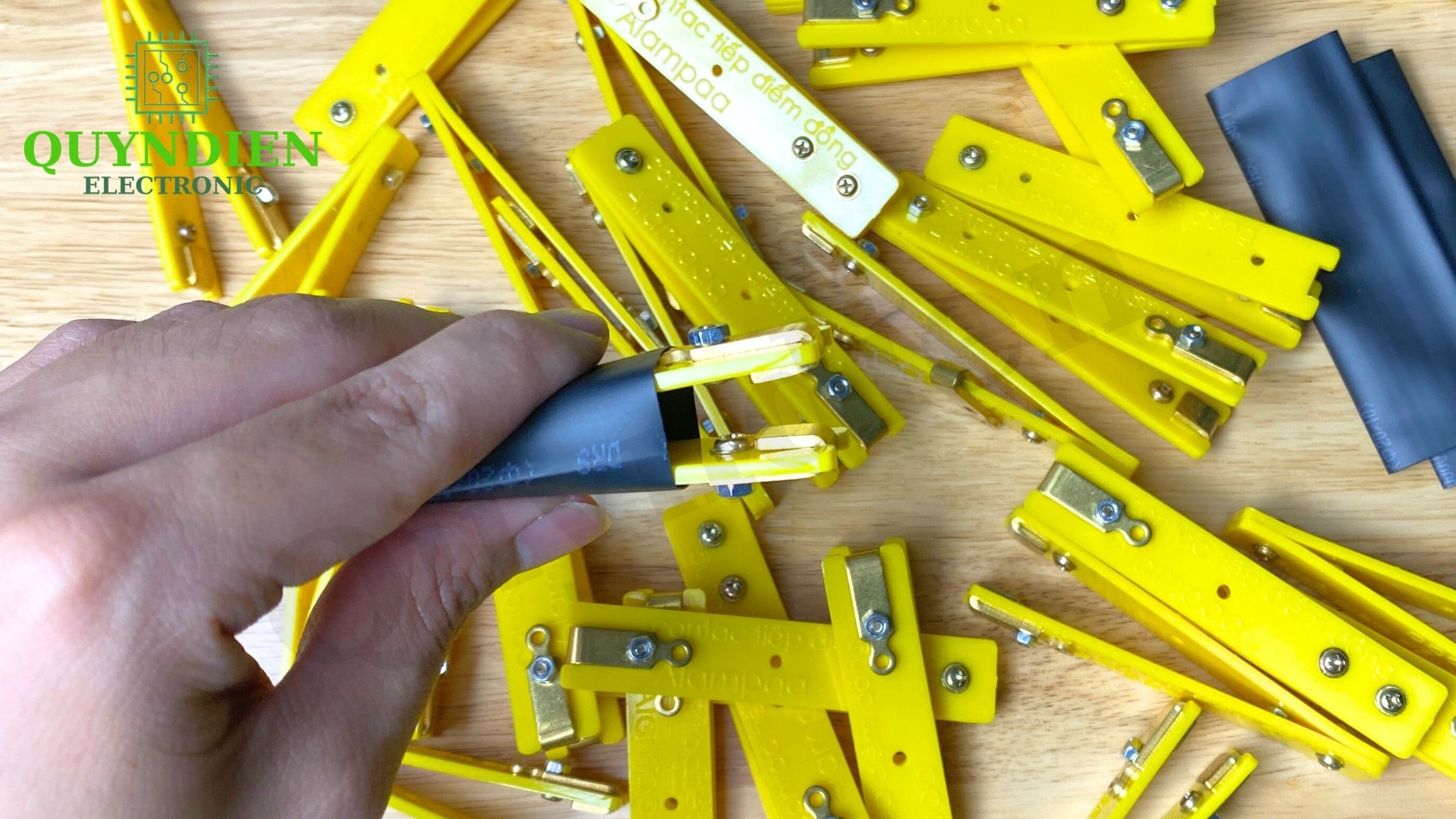 Thử độ nhạy cò bóp điện tiếp điểm đồng 100% – Kèm ống gen co cách điện – Linh Kiện Quỳnh Diễn