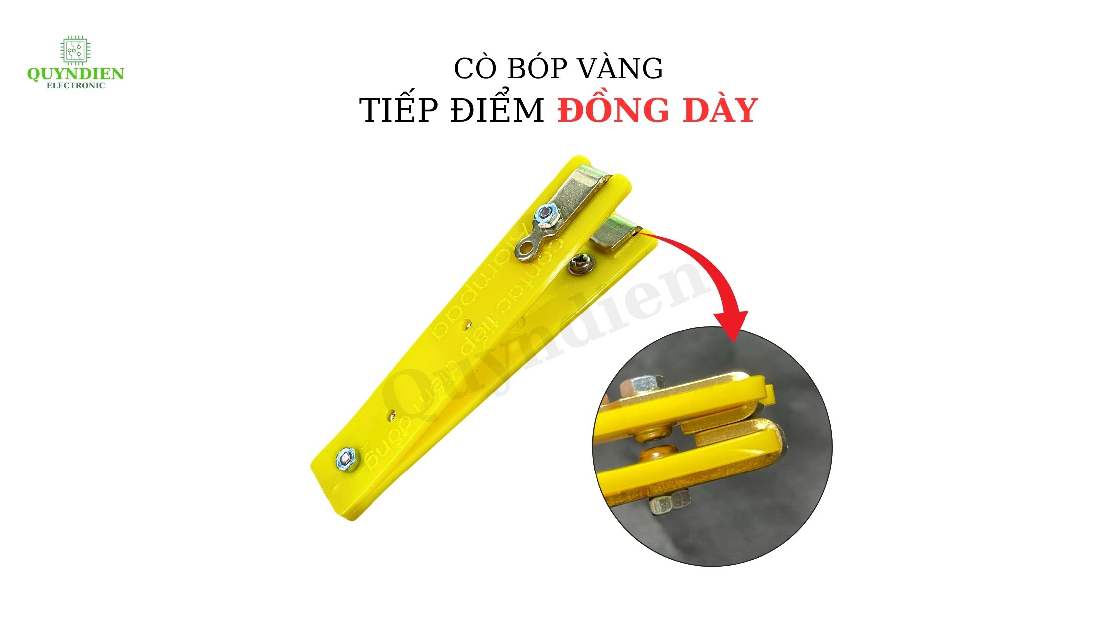 Cò bóp vàng đồng nguyên chất chọn 1 lần, xài bền cả năm.