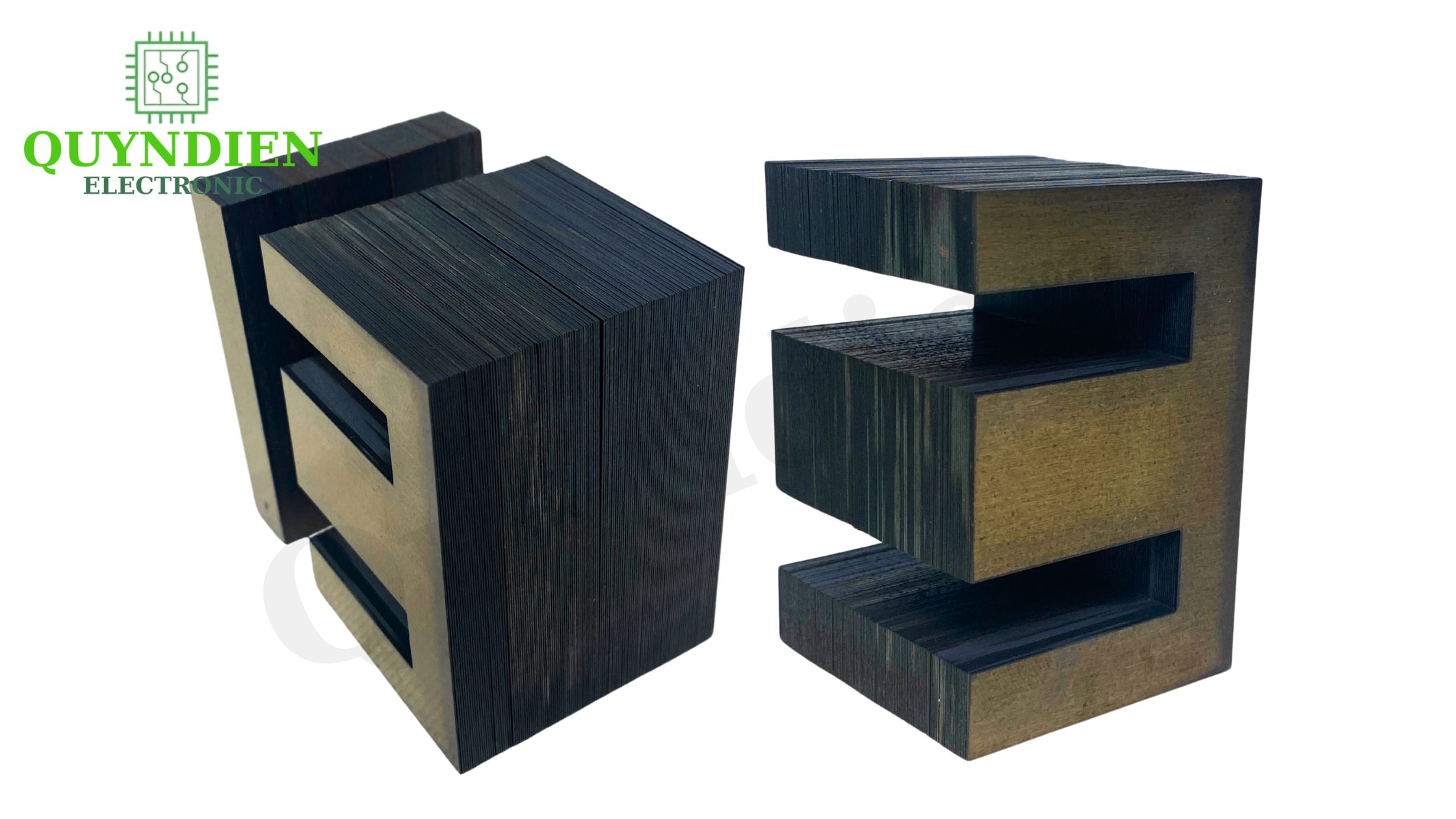 Lõi thép silic hình E – Vật liệu lõi từ hiệu suất cao cho biến áp công suất và biến áp xung – Linh Kiện Quỳnh Diễn