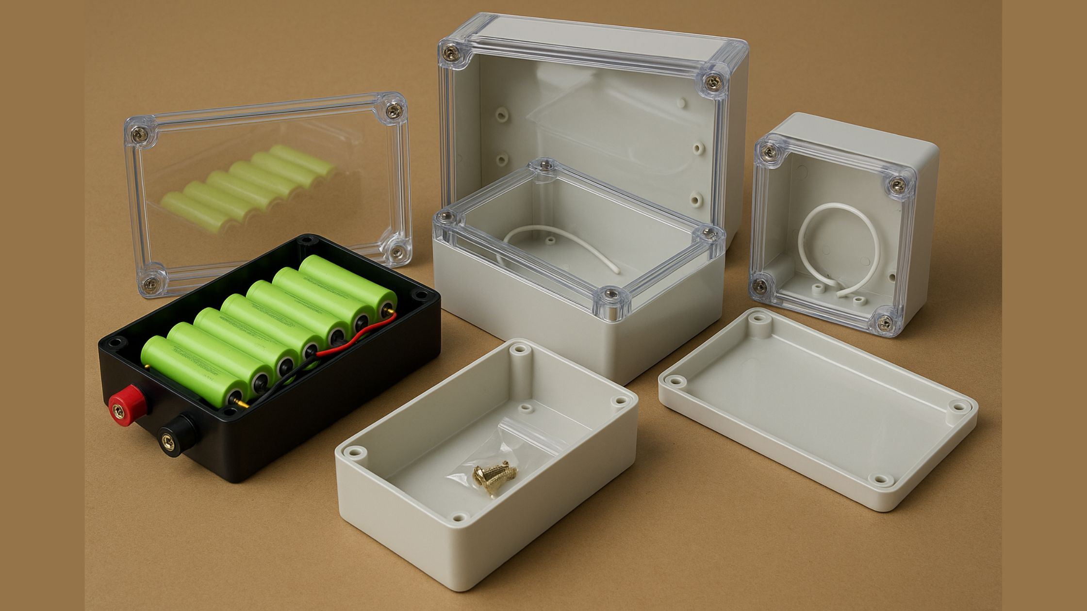 Nhựa ABS không dẫn điện, chịu nhiệt tốt và ít biến dạng lý do khiến loại hộp này được tin dùng trong điện điện tử.