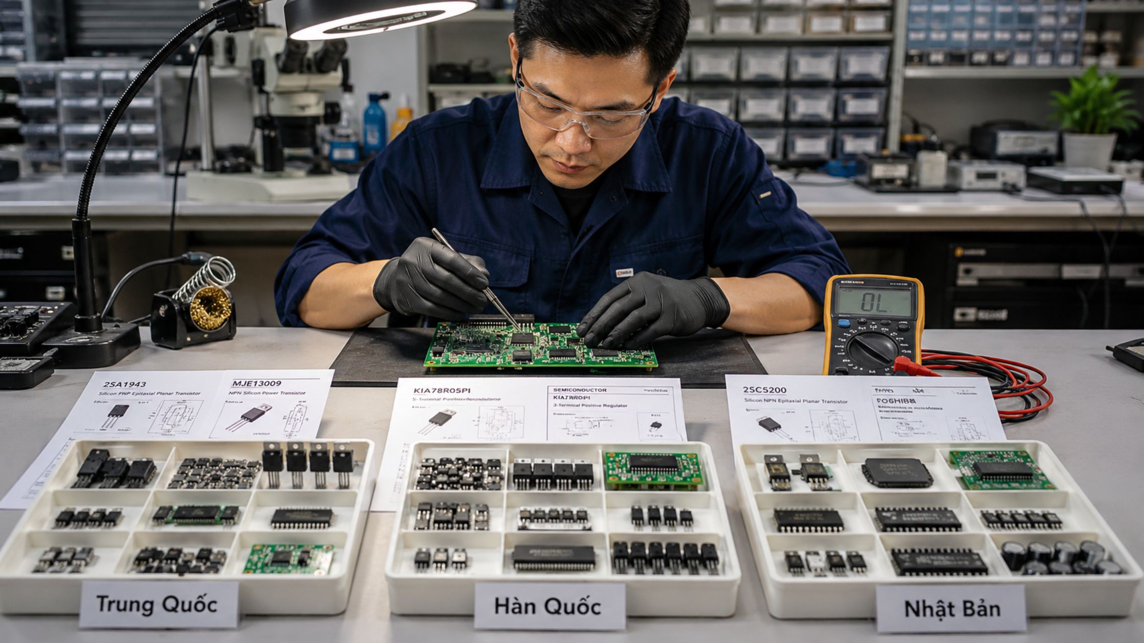Biết đọc mã linh kiện giúp sửa bo mạch nhanh hơn và hạn chế thay nhầm linh kiện