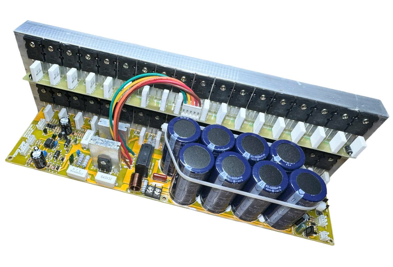 Mạch Công Suất Nguồn Đơn 36 sò 1 kênh lắp hoàn chỉnh