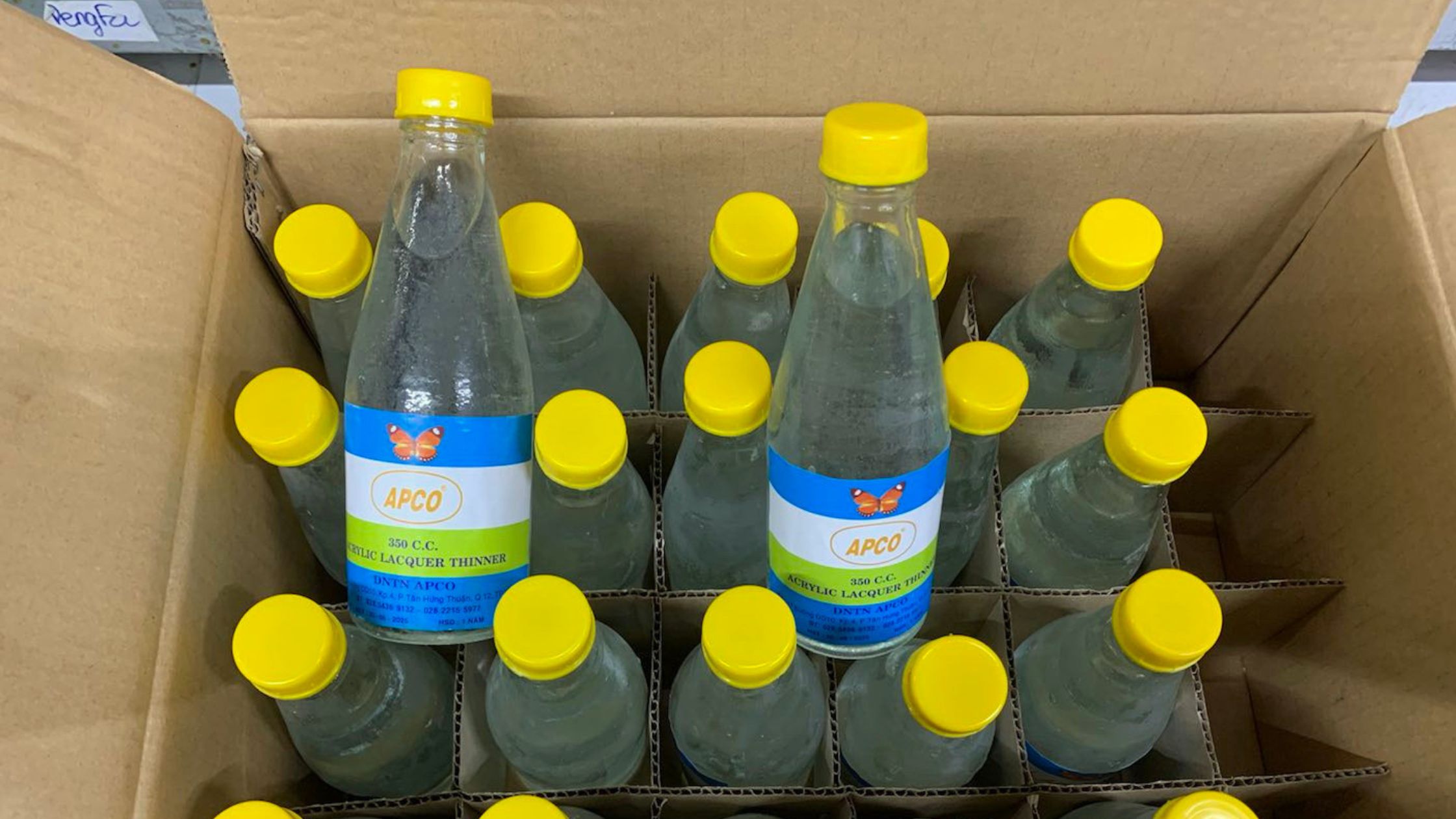 Nước rửa mạch APCO 350ml đóng thùng sẵn tại Linh Kiện Quỳnh Diễn